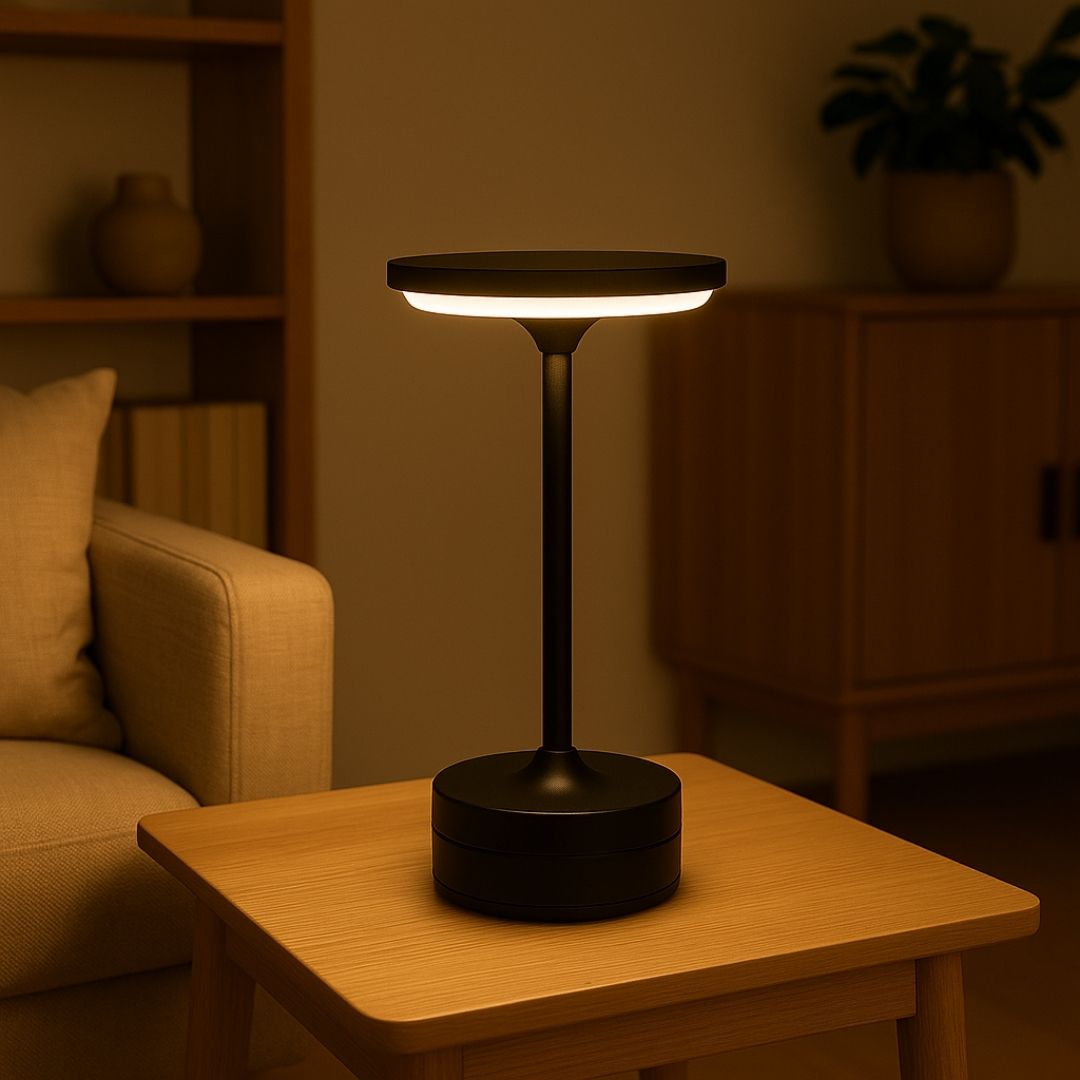 LED Table Lamp Touch Sensor Modern Metallic Colours – Caspri