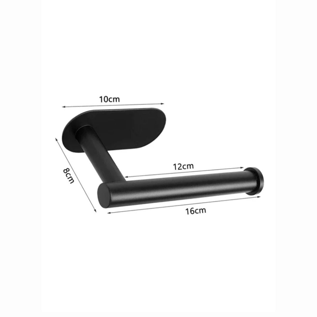 No-Punching Wall Mounted Toilet Paper Holder Stainless Steel – Caspri