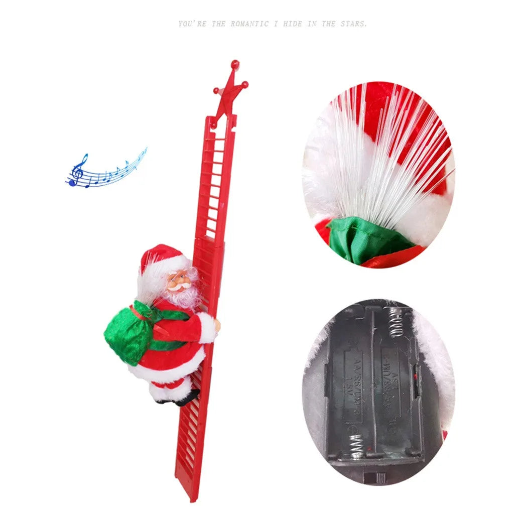 Musical Santa Ornament With Music For Modern Home Decor - Caspri