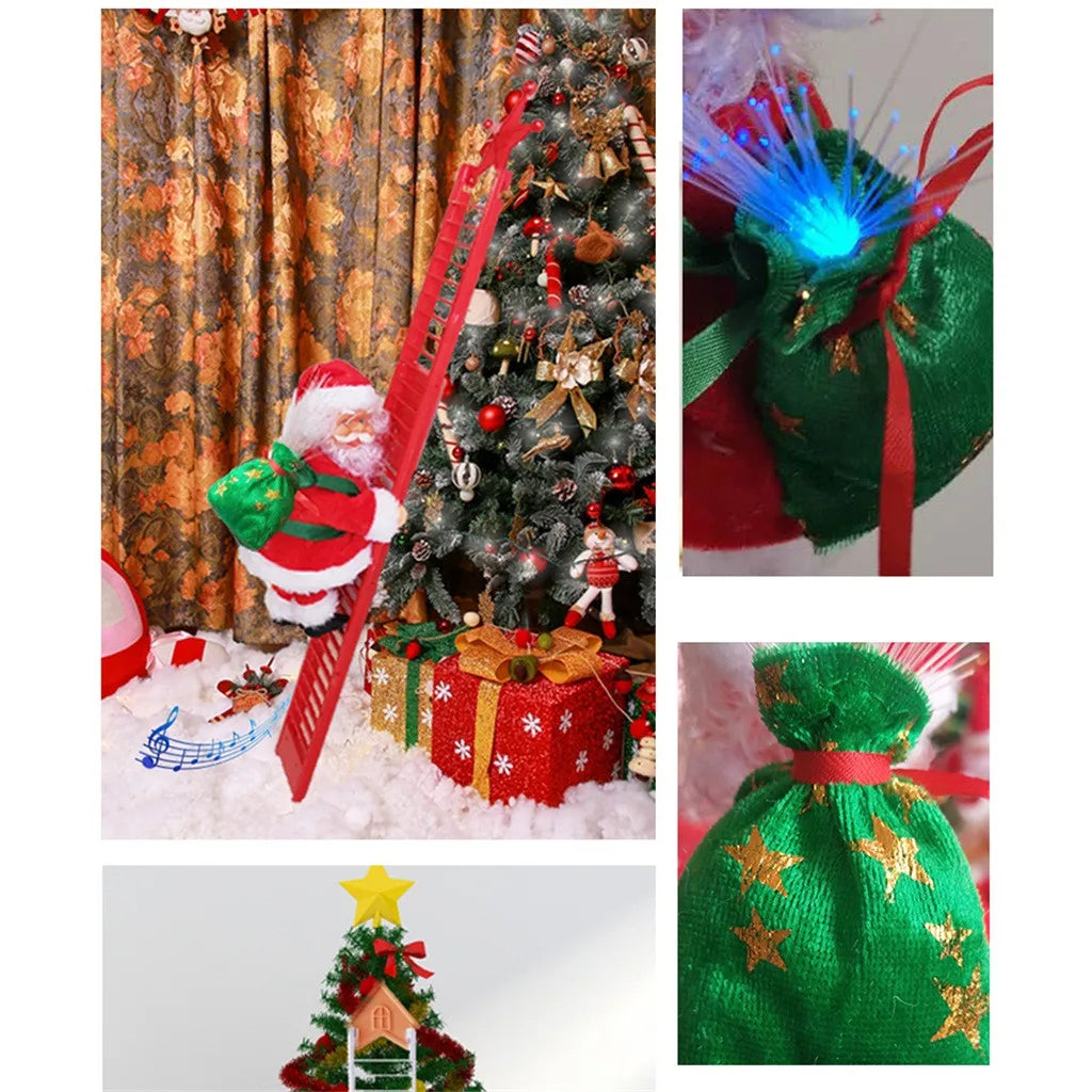 Musical Santa Ornament With Music For Modern Home Decor - Caspri