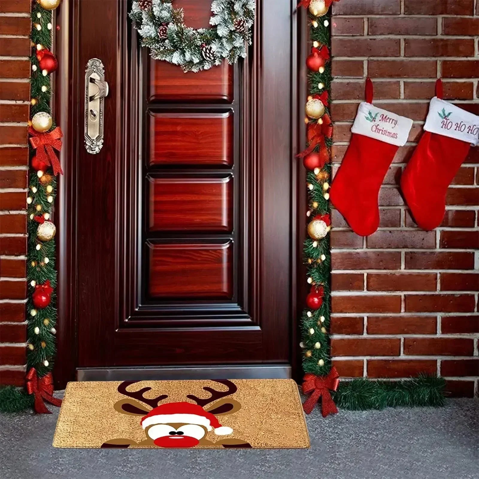 Christmas Doormats 40x60cm Decor For Homes Festive Charm - Caspri