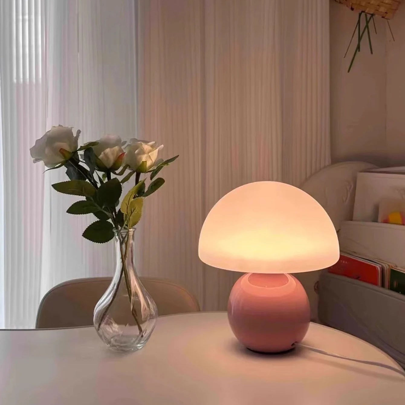 USB Decorative Table Lamp, Dimmable LED Night & Desk Light – Caspri