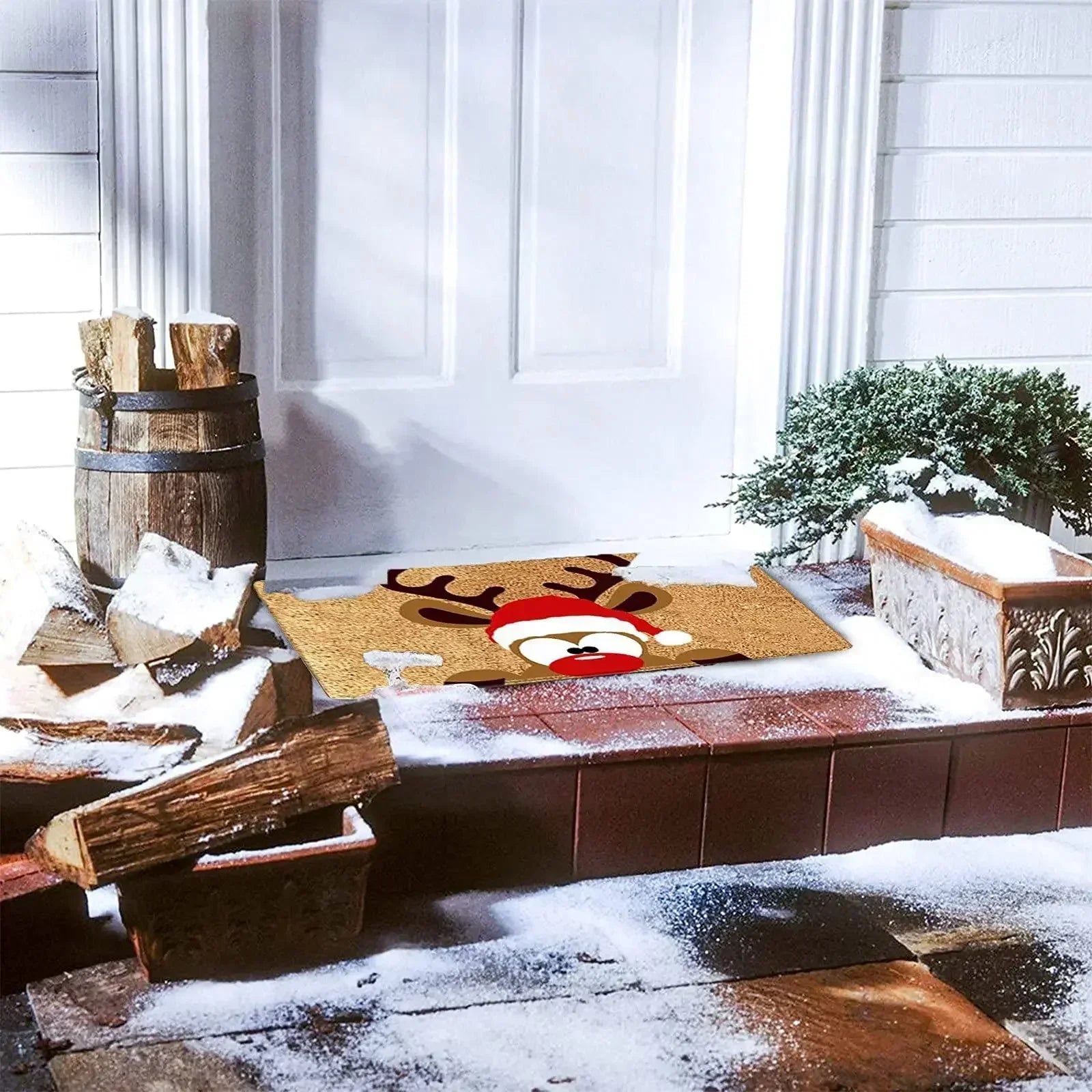 Christmas Doormats 40x60cm Decor For Homes Festive Charm - Caspri