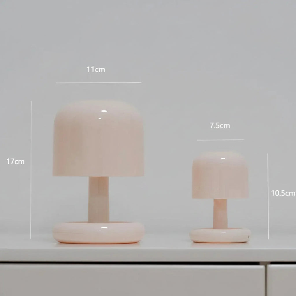 Mini Sunset Lamp USB Rechargeable, Mushroom Style LED Night Light – Caspri