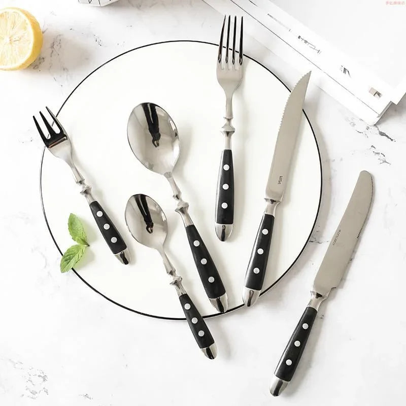 Stainless Steel Cutlery Set For Home Entertaining Resin - Caspri