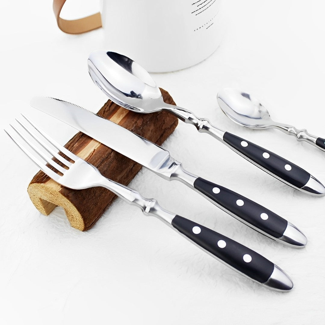 Stainless Steel Cutlery Set For Home Entertaining Resin - Caspri