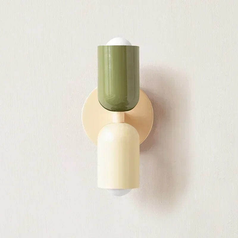 Colourful Nordic Wall Light | Warm Bedside & Living Room Wall Lamp