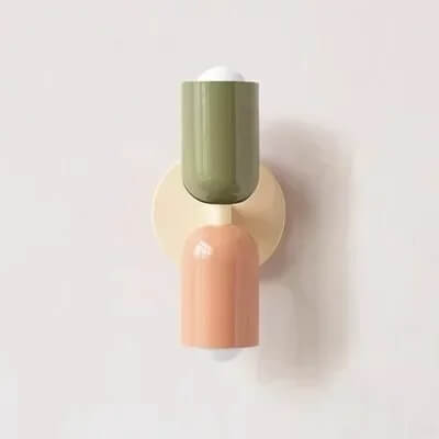 Colourful Nordic Wall Light | Warm Bedside & Living Room Wall Lamp