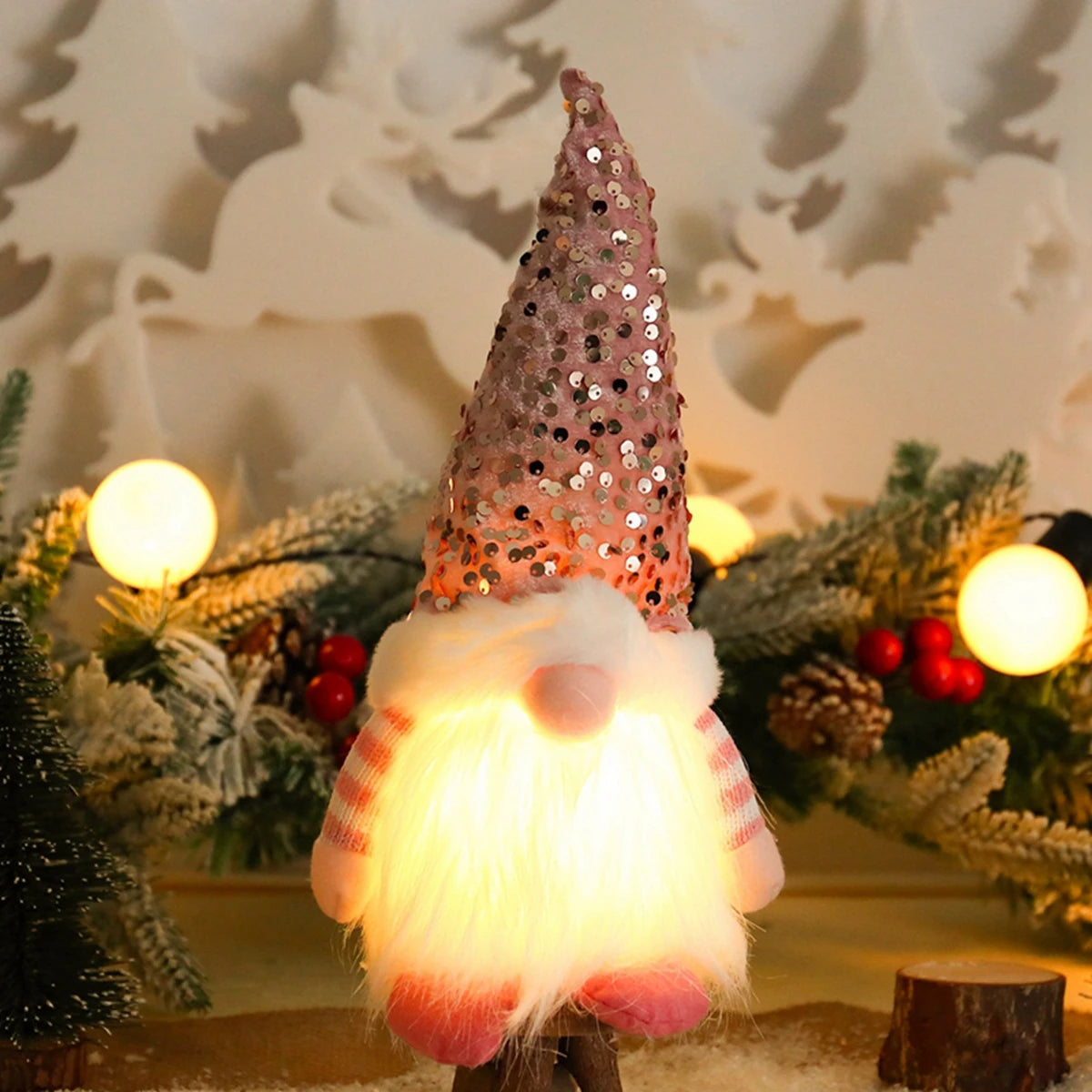 Glowing Christmas Elf Decorations for a Cosy Family Home - Caspri