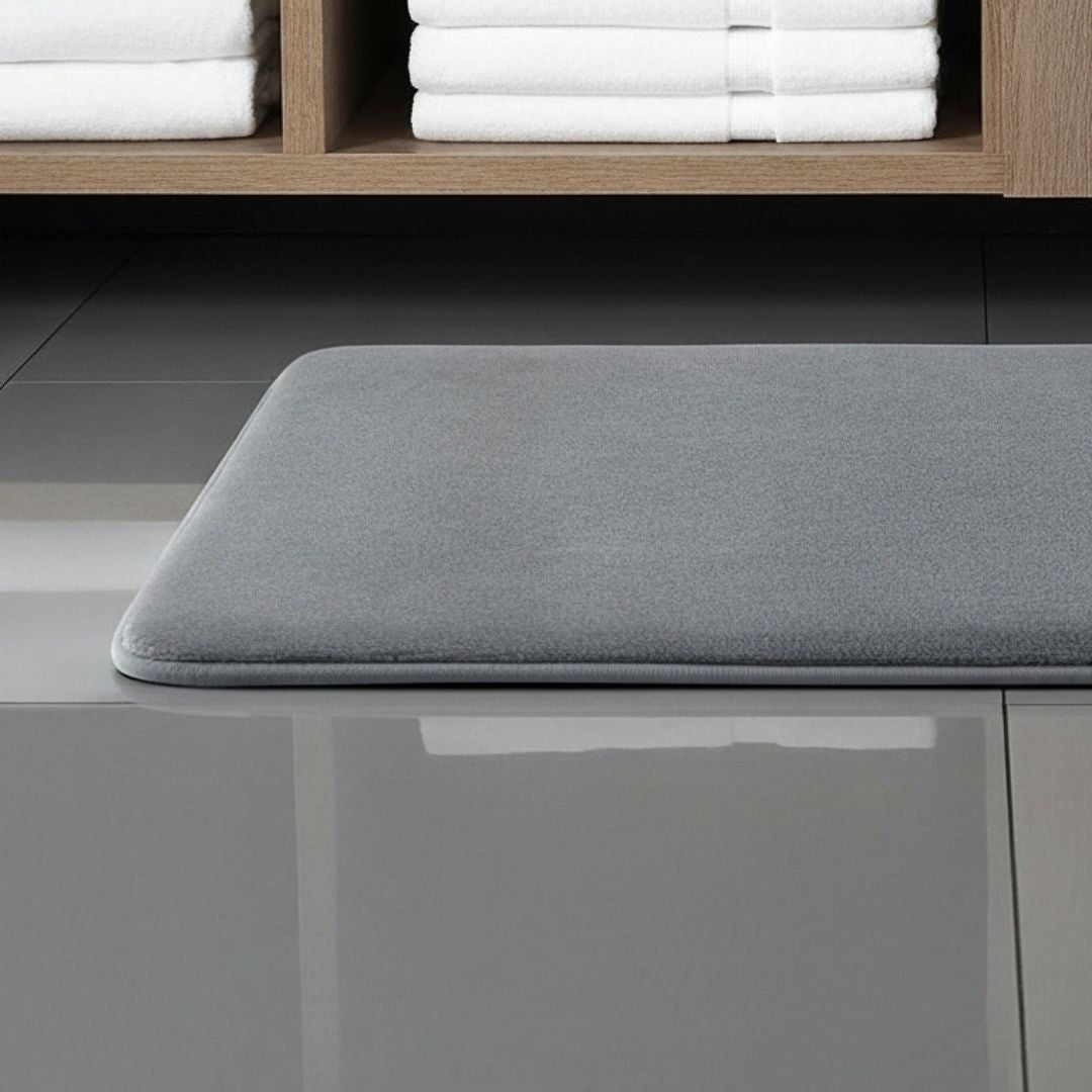 Bathroom Mat Coral Velvet Non Slip Super Absorbent - Caspri