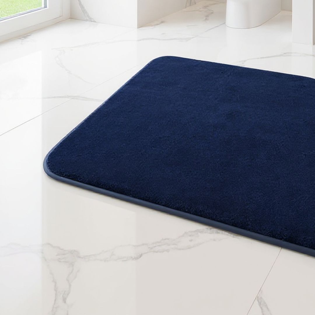 Bathroom Mat Coral Velvet Non Slip Super Absorbent - Caspri