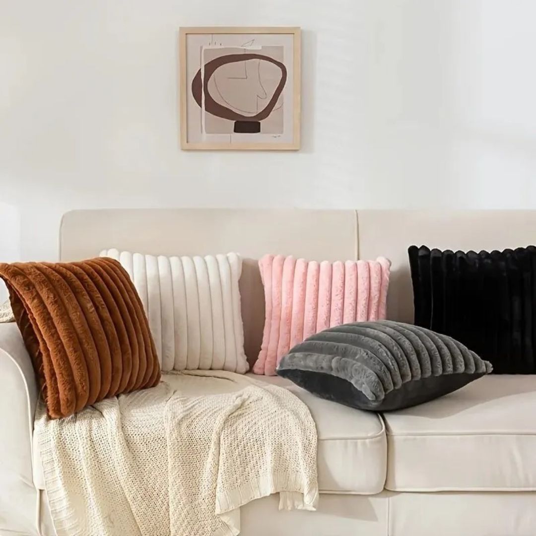 Corduroy Pillow Cover Textured Soft For Sofa & Bedroom – Caspri