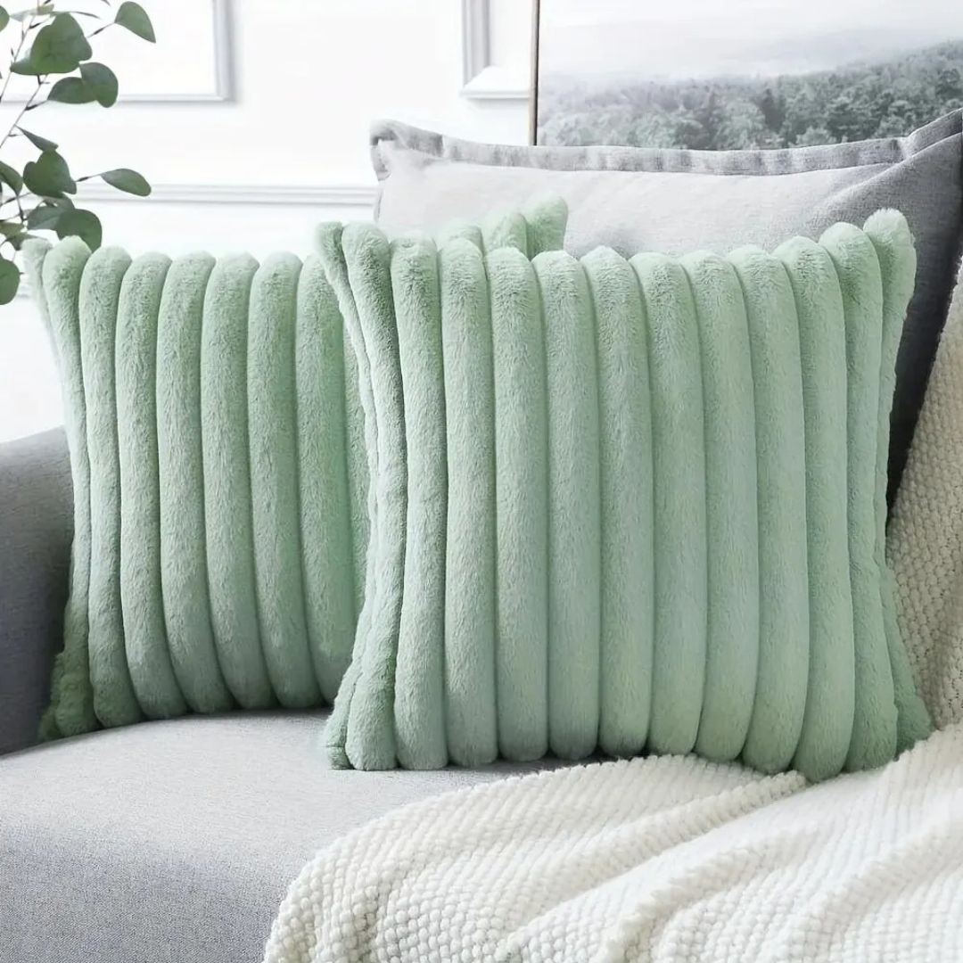Corduroy Pillow Cover Textured Soft For Sofa & Bedroom – Caspri