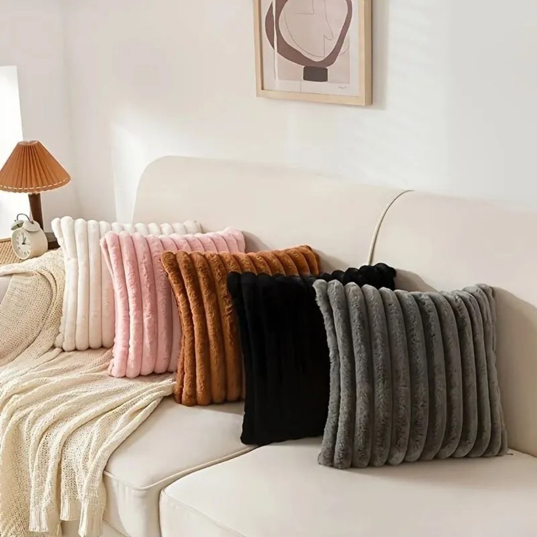 Corduroy Pillow Cover Textured Soft For Sofa & Bedroom – Caspri