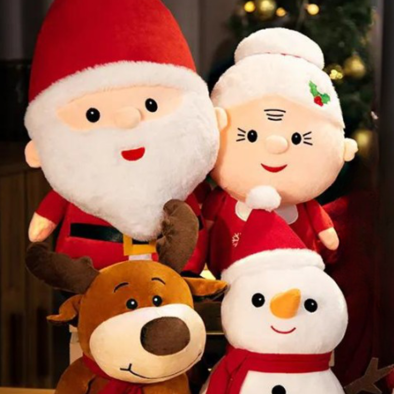 Deluxe Christmas Plush Decorations For Cosy Home Charm - Caspri