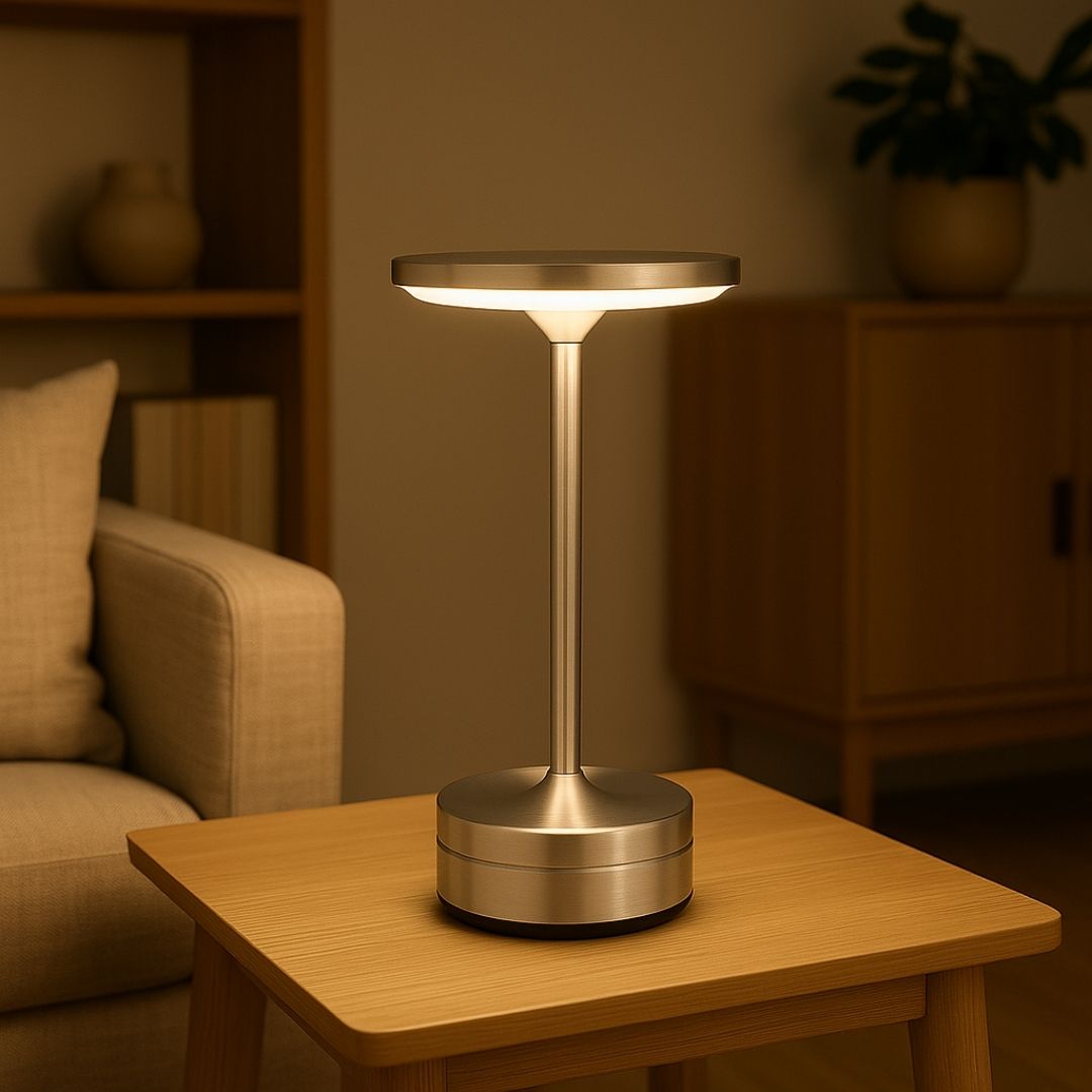 LED Table Lamp Touch Sensor Modern Metallic Colours – Caspri