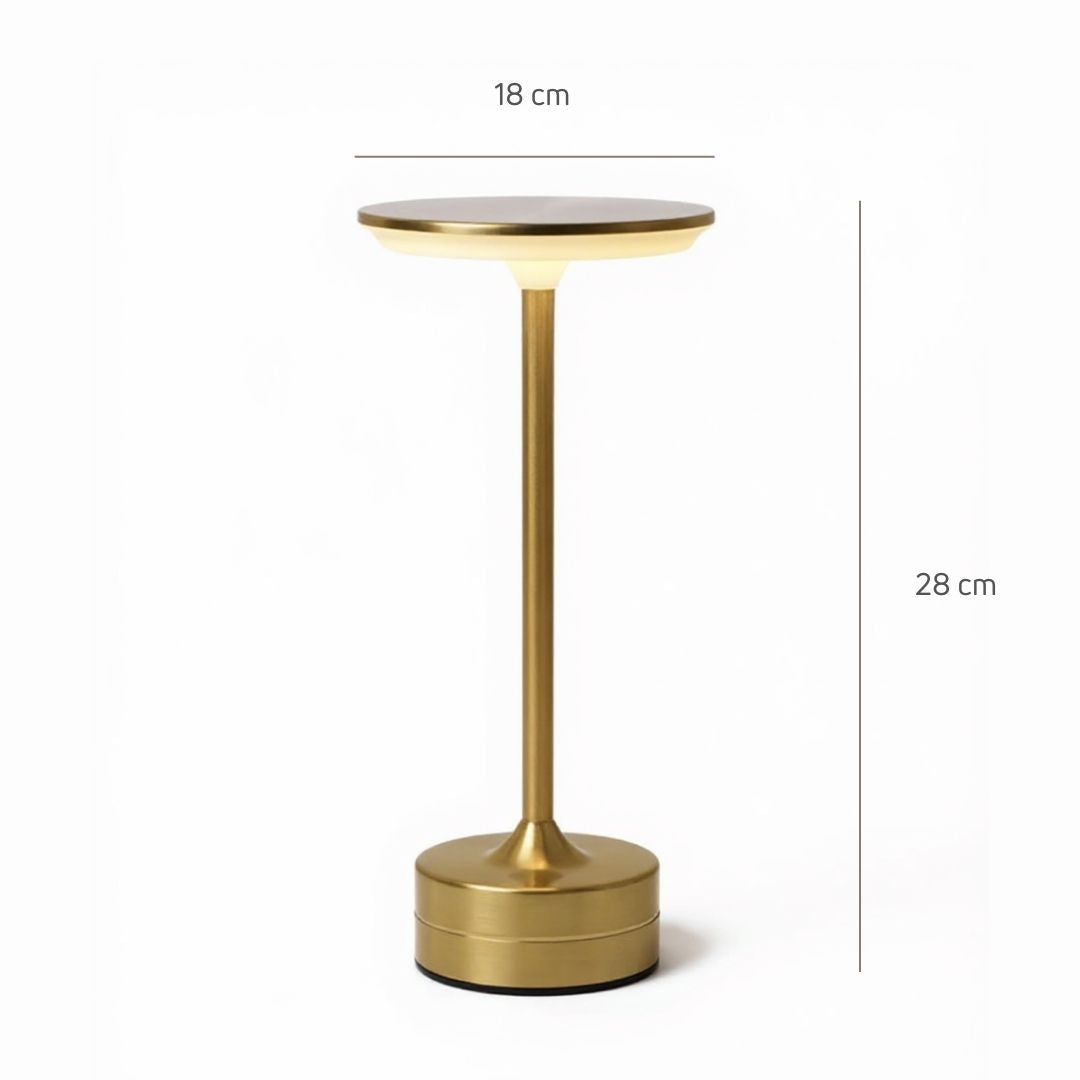 LED Table Lamp Touch Sensor Modern Metallic Colours – Caspri