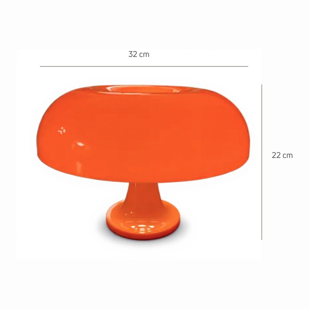 LED Mushroom Table Lamp Modern Ivory Bedroom – Caspri
