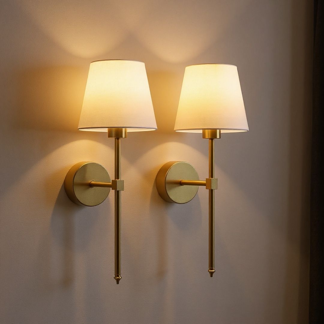 LED Wall Lamp Rechargeable Golden Remote Control – Caspri