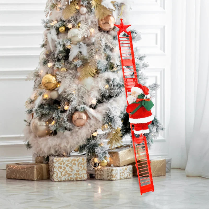Musical Santa Ornament With Music For Modern Home Decor - Caspri