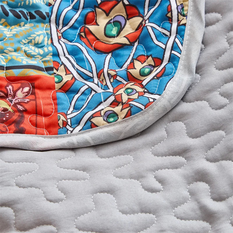 Bedding Set Cosy Microfibre King Size Patchwork - Caspri