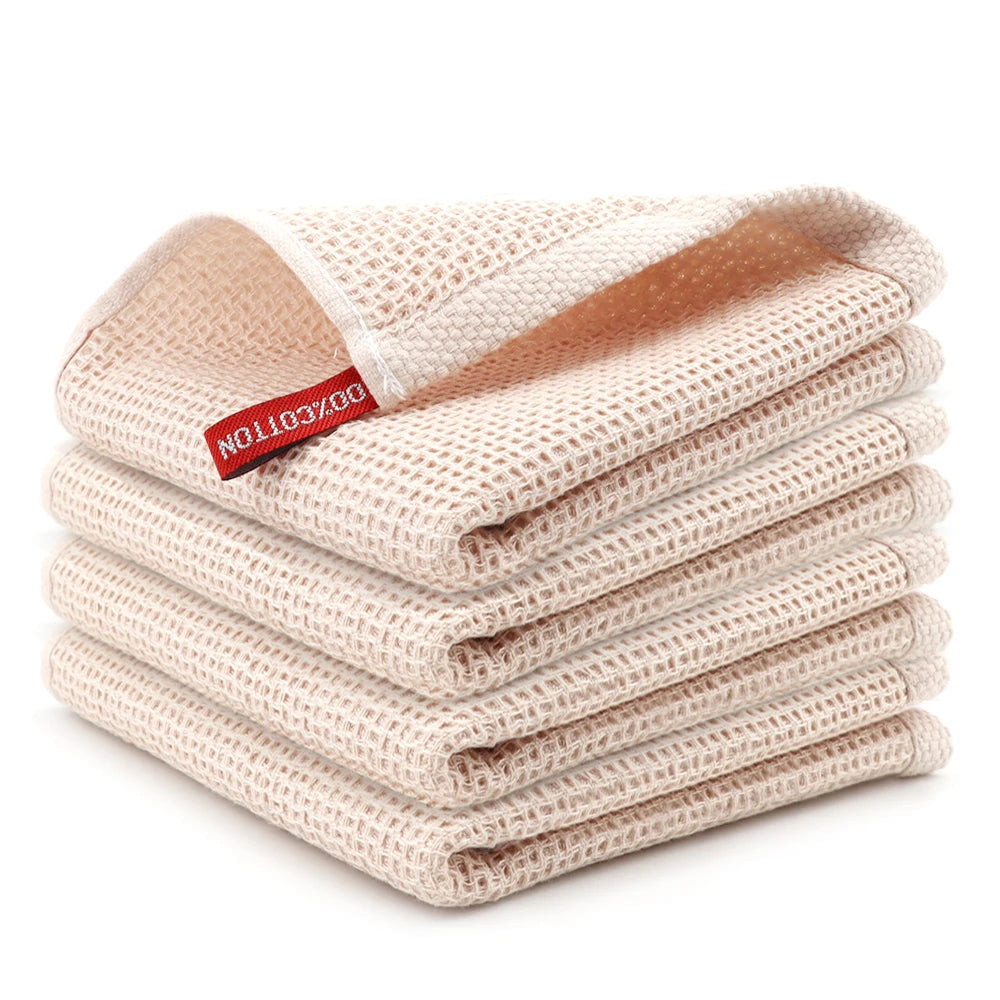 Cotton Dishcloths Absorbent Kitchen Towels – Caspri