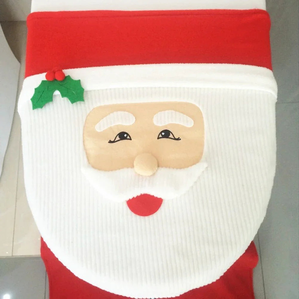 Christmas Bathroom Mats Kit For Home Decor Lovers Festive - Caspri