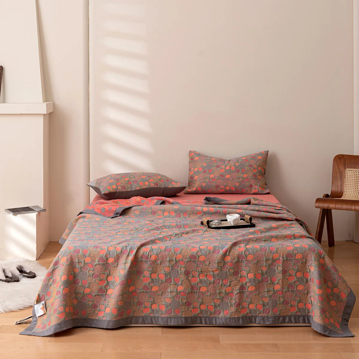 Bedding Set Cotton King Size Floral Modern Cosy - Caspri
