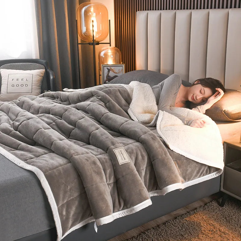 Bedding Set Cosy Wool Double Winter King Size- Caspri