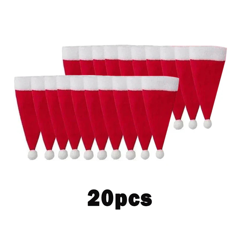 Christmas Table Decor Kit With Cutlery Protection For Hosts - Caspri