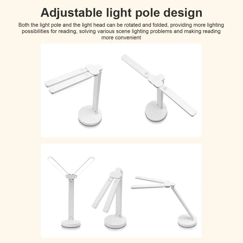 USB Rechargeable LED Desk Lamp, Foldable & Dimmable – Caspri
