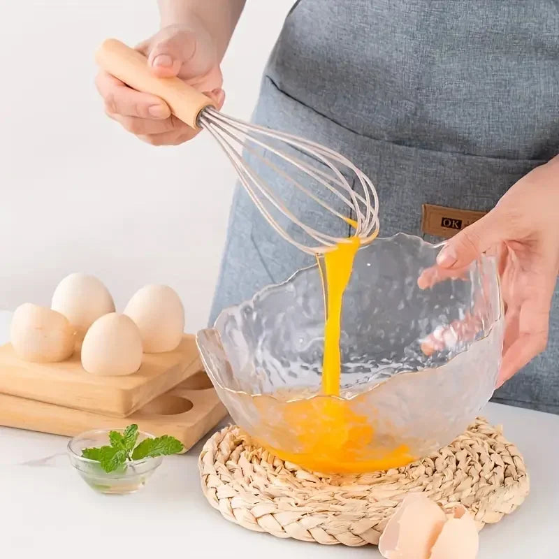 Wood & Silicone Kitchen Utensils Set Heat Resistant – Caspri
