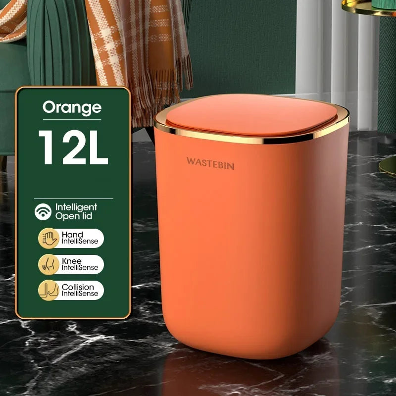 Bathroom Bin Sensor 12L IPX5 Slim Hands Free - Caspri