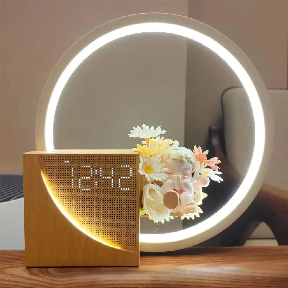 LED Night Light with Alarm Clock & White Noise – Caspri
