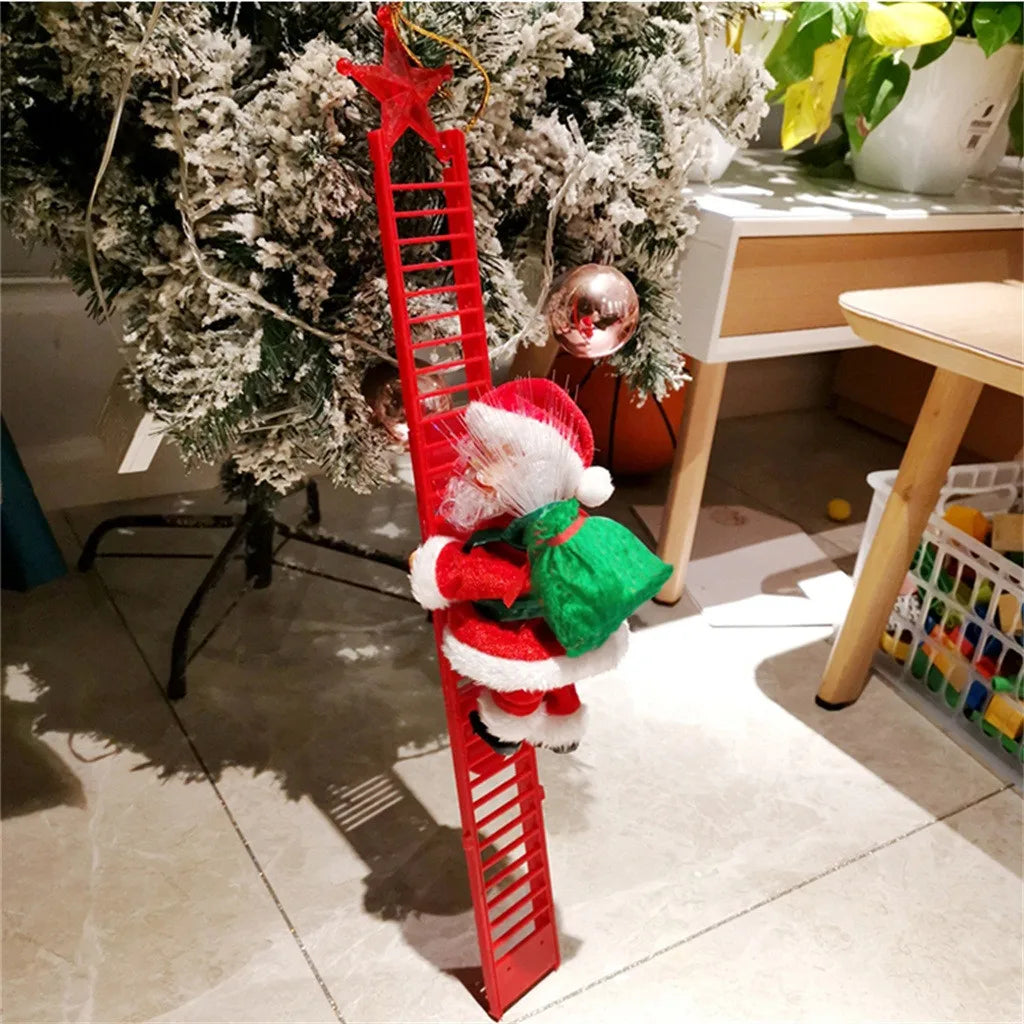 Musical Santa Ornament With Music For Modern Home Decor - Caspri