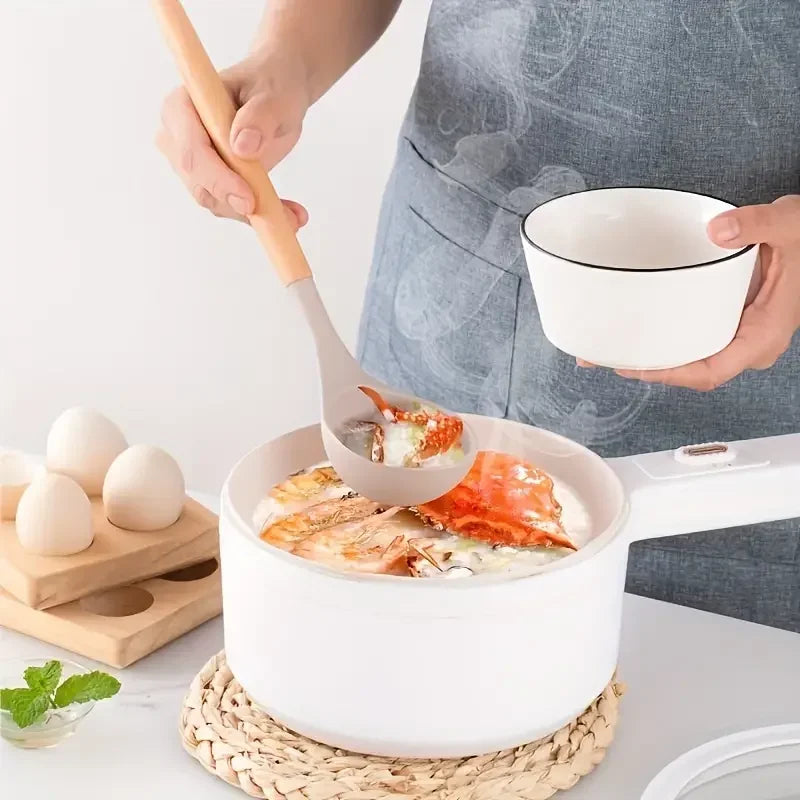 Wood & Silicone Kitchen Utensils Set Heat Resistant – Caspri