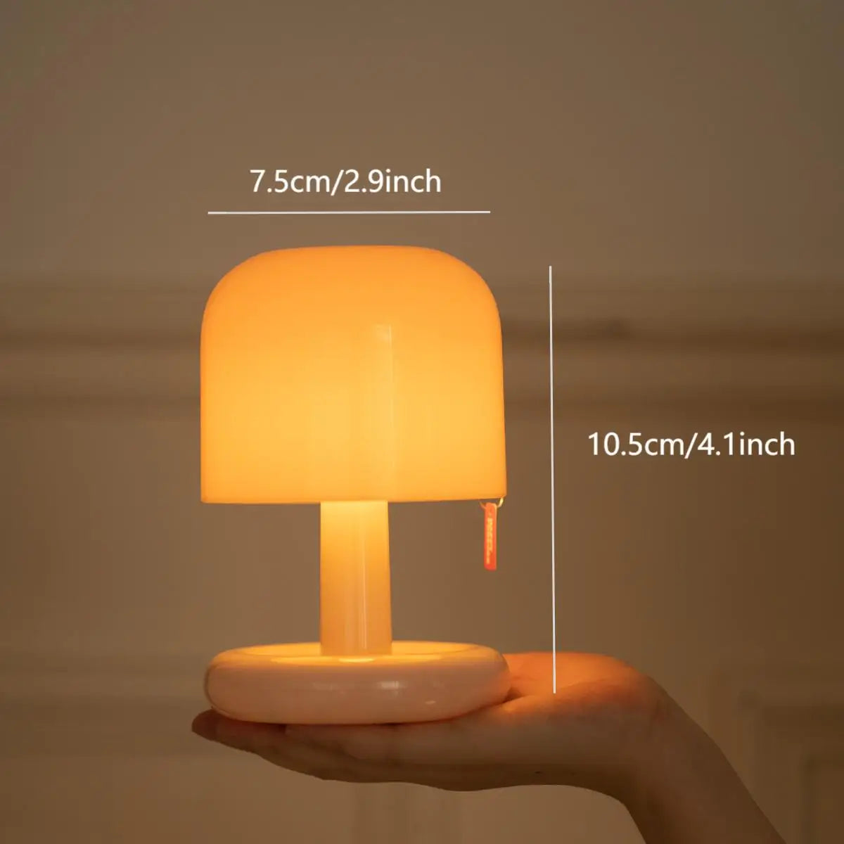 Mini Sunset Lamp USB Rechargeable, Mushroom Style LED Night Light – Caspri