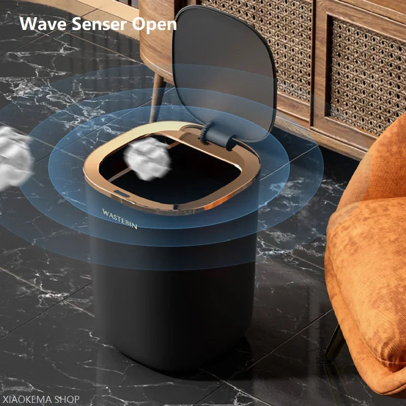 Bathroom Bin Sensor 12L IPX5 Slim Hands Free - Caspri