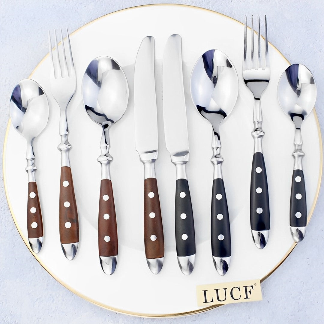 Stainless Steel Cutlery Set For Home Entertaining Resin - Caspri