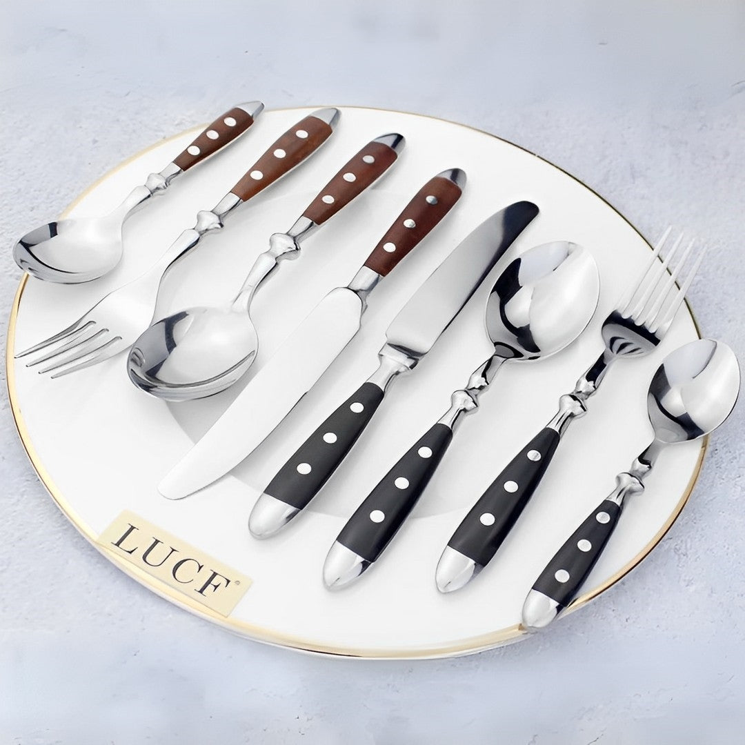 Stainless Steel Cutlery Set For Home Entertaining Resin - Caspri