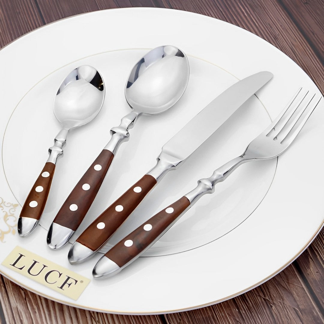 Stainless Steel Cutlery Set For Home Entertaining Resin - Caspri