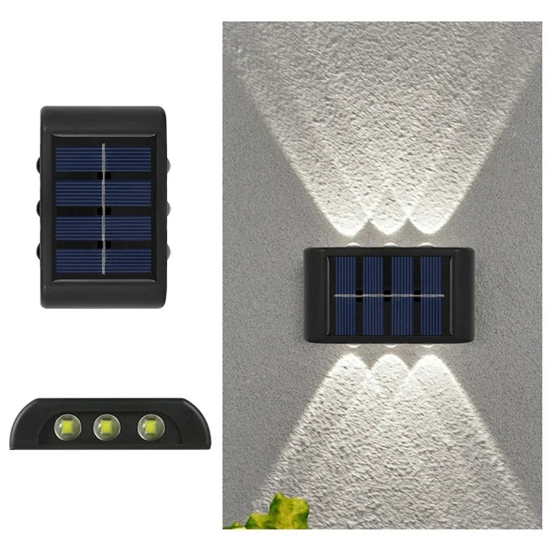 Solar LED Outdoor Wall Light with Dusk to Dawn Sensor | Waterproof Garden & Patio Light