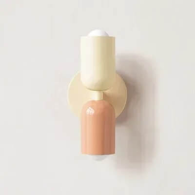 Colourful Nordic Wall Light | Warm Bedside & Living Room Wall Lamp