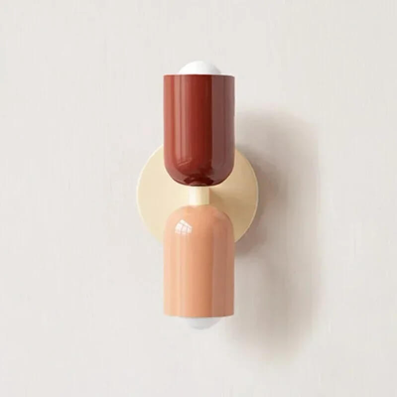 Colourful Nordic Wall Light | Warm Bedside & Living Room Wall Lamp