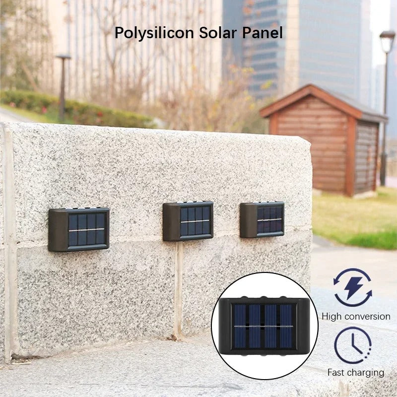 Solar LED Outdoor Wall Light with Dusk to Dawn Sensor | Waterproof Garden & Patio Light