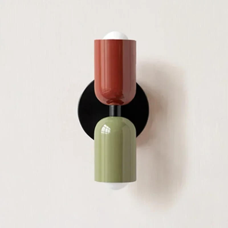Colourful Nordic Wall Light | Warm Bedside & Living Room Wall Lamp