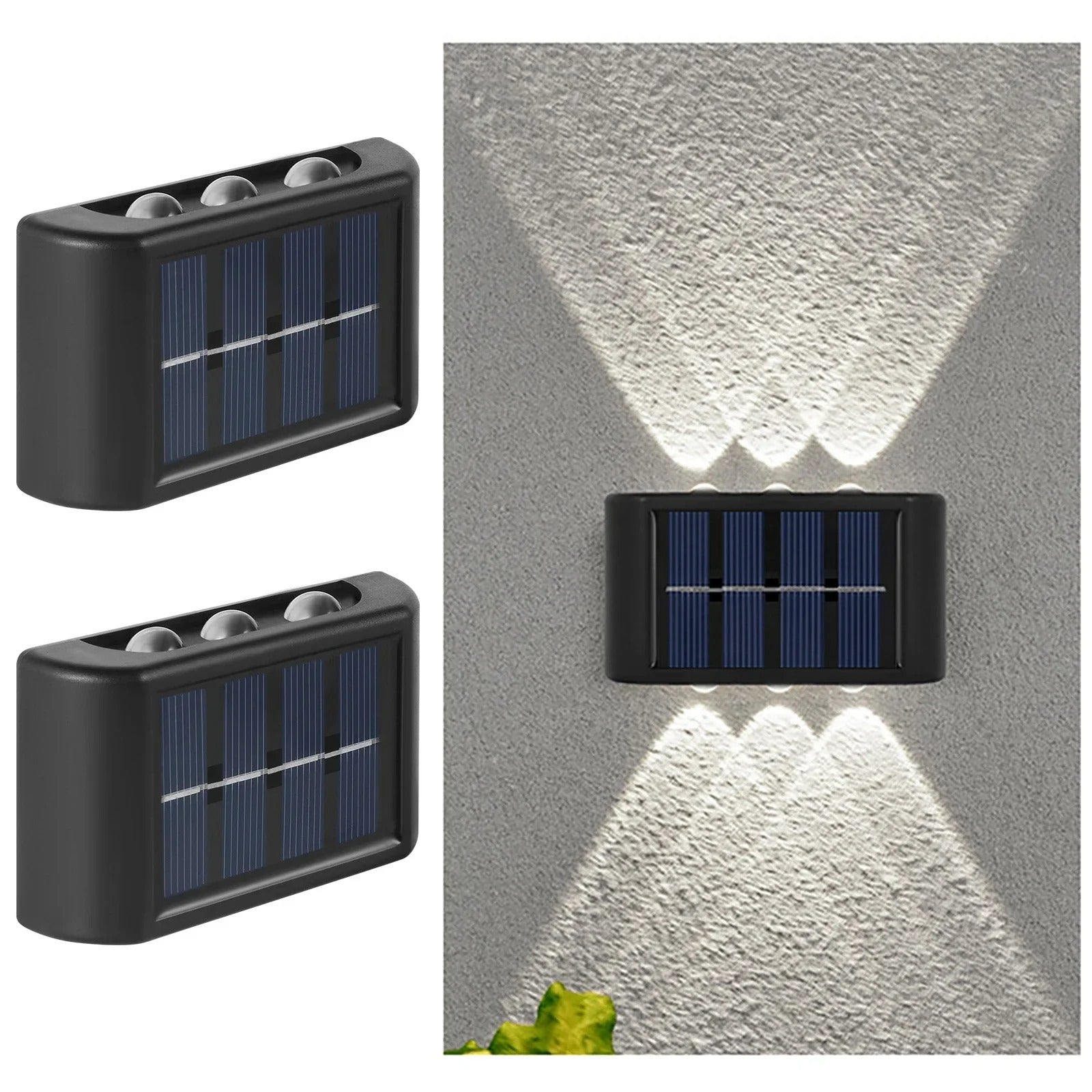 Solar LED Outdoor Wall Light with Dusk to Dawn Sensor | Waterproof Garden & Patio Light