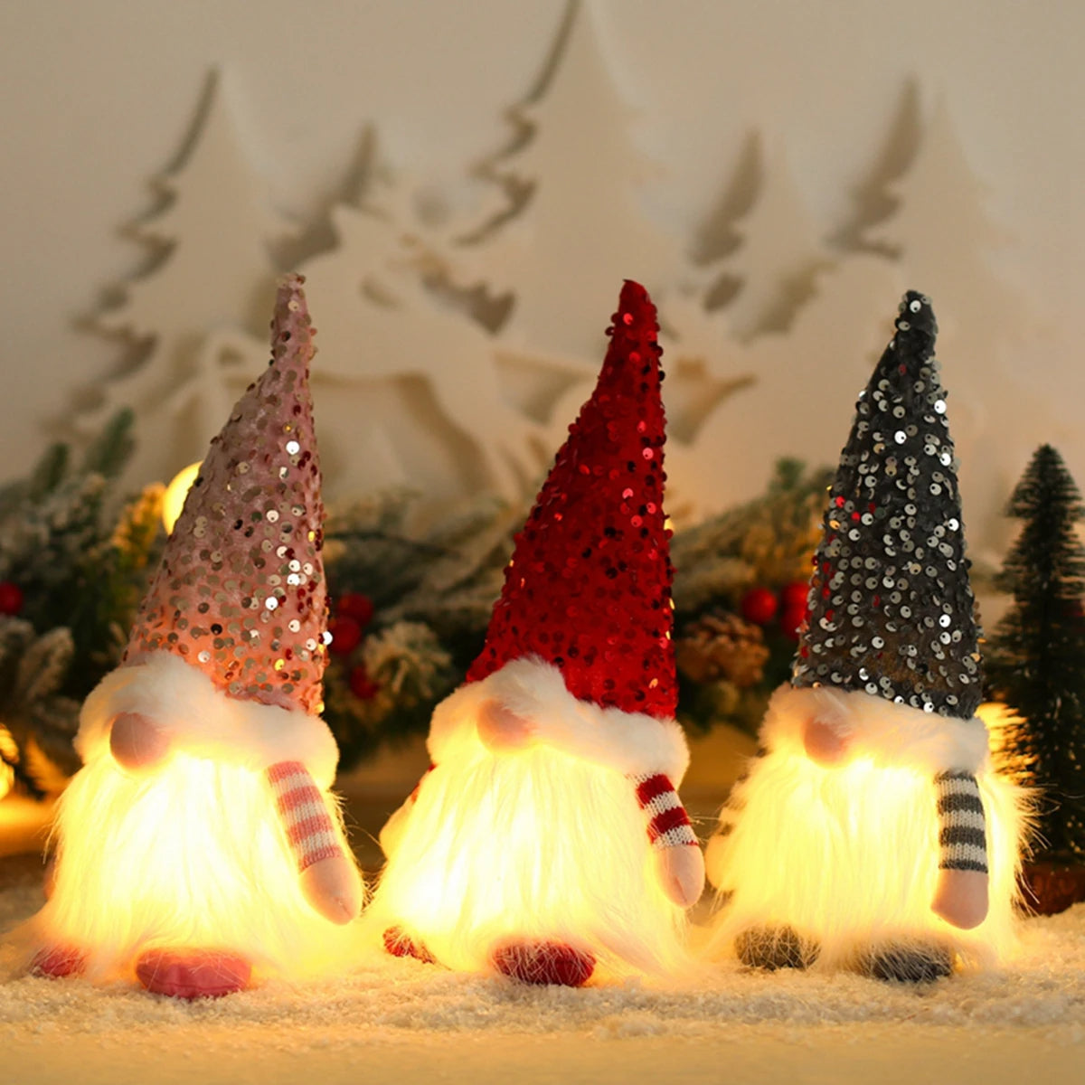 Glowing Christmas Elf Decorations for a Cosy Family Home - Caspri