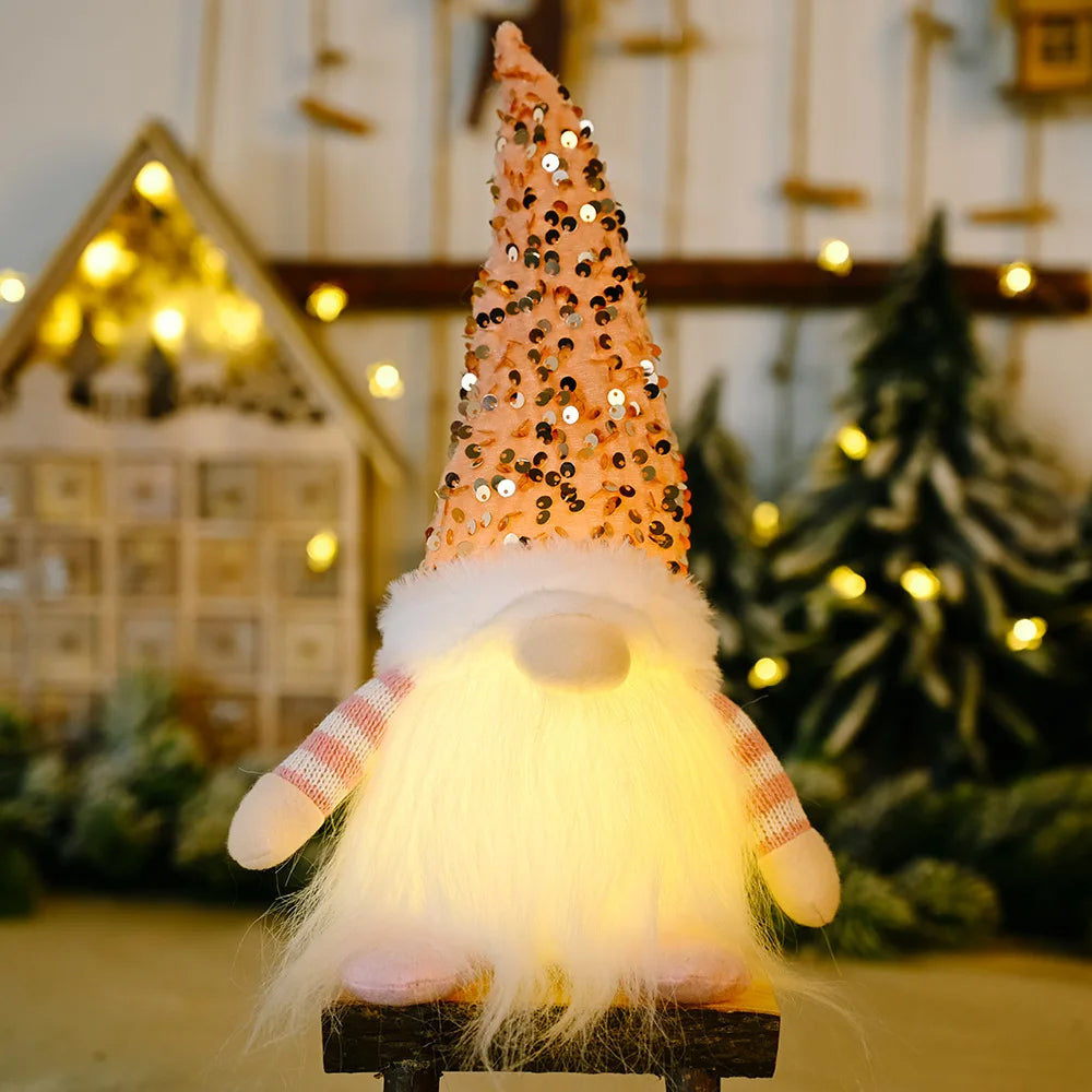 Glowing Christmas Elf Decorations for a Cosy Family Home - Caspri